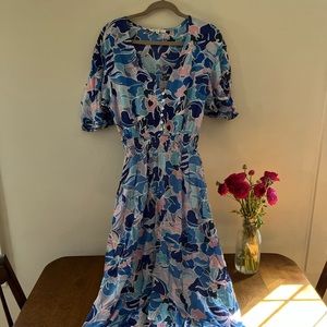 Abel The Label Flutter sleeve dress